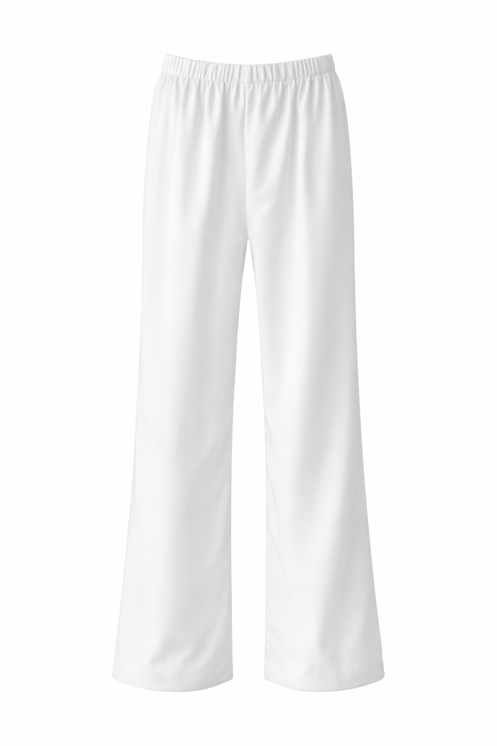 Satynowe Spodnie Lume White