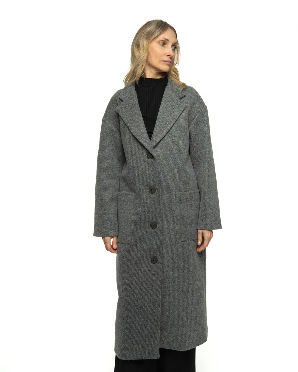 Płaszcz "Juliana" szary