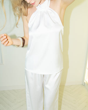 Bluzka halter Lume White