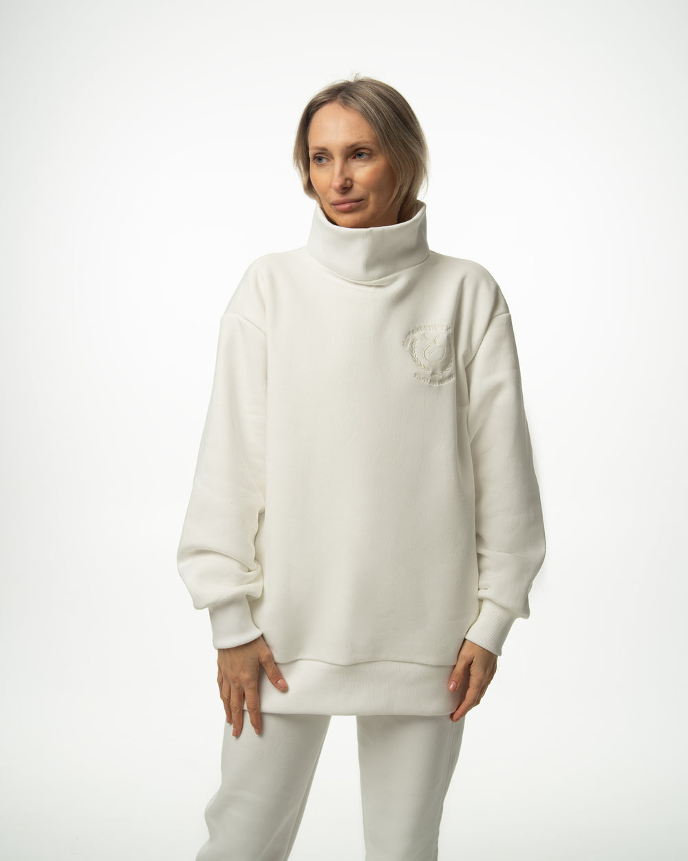 Bluza dresowa "Soft Cream"