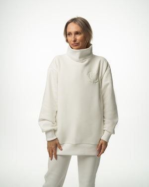 Bluza dresowa "Soft Cream"