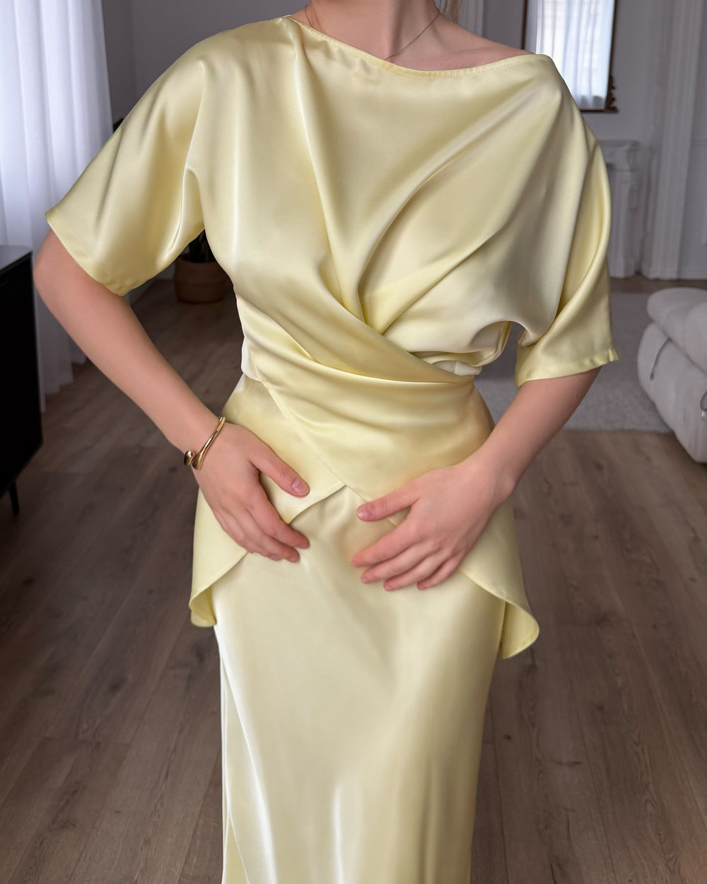 Bluzka Liora Butter Yellow