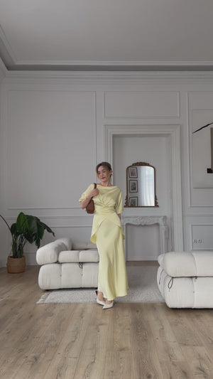 Bluzka Liora Butter Yellow