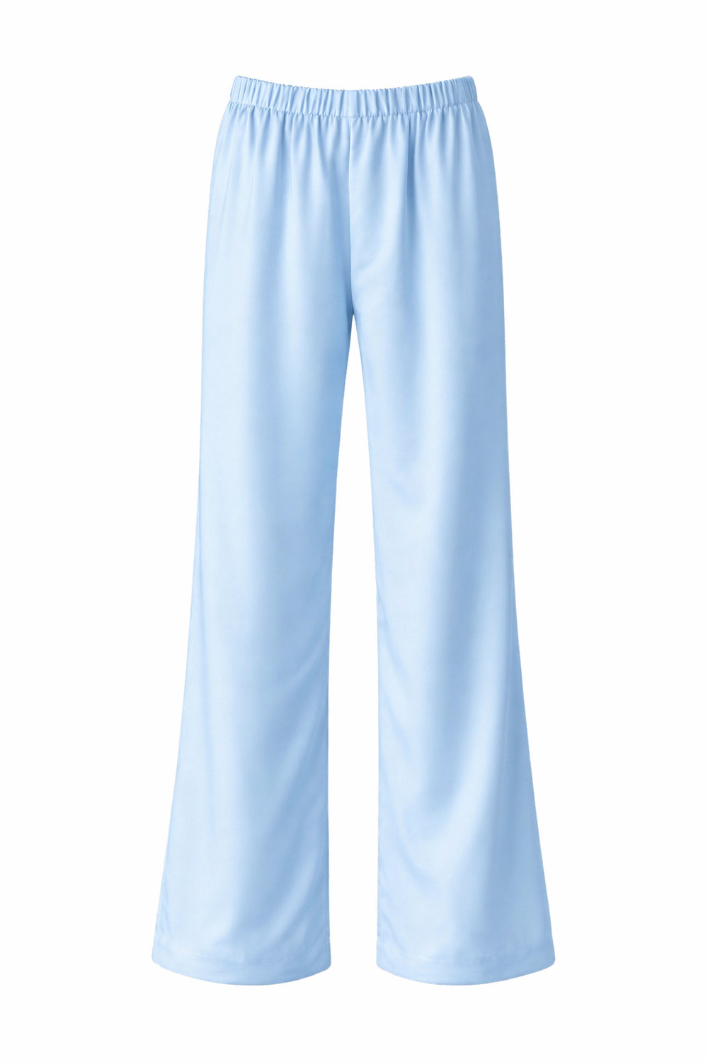 Satynowe Spodnie Lume Dusty Blue
